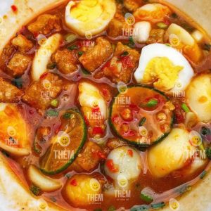 Bánh Tráng Chấm Me Trứng Cút